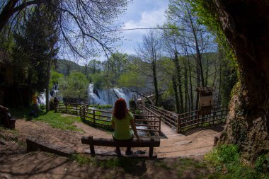Martin Brod 'un Şelaleleri Una Ulusal Parkı, Bosna-Hersek' te