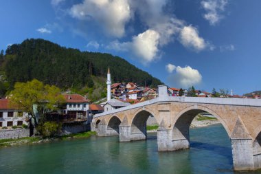 Eski köprünün / Konjic - Bosna-Hersek