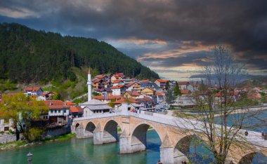 Eski köprünün / Konjic - Bosna-Hersek