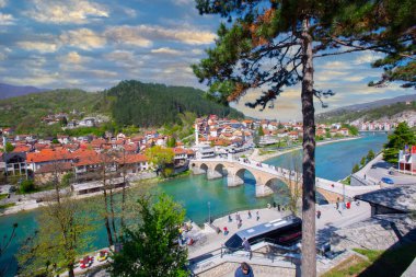 Eski köprünün / Konjic - Bosna-Hersek
