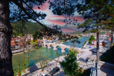 Eski köprünün / Konjic - Bosna-Hersek