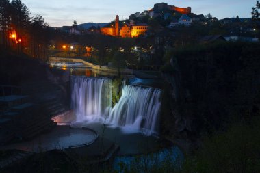 Pliva şelale, Jajce, Bosna Hersek