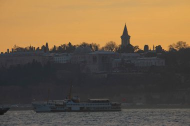 İstanbul Sarayburnu, Topkapı Sarayı ve Boğaz 'dan görüntü