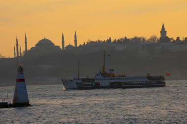 İstanbul Sarayburnu, Topkapı Sarayı ve Boğaz 'dan görüntü