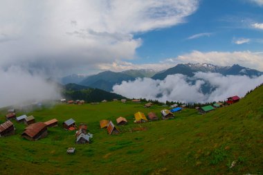 SAL PLATEAU, Rize 'nin Camlihemsin ilçesinde. Kackar Dağları bölgesi. Rize, Türkiye.