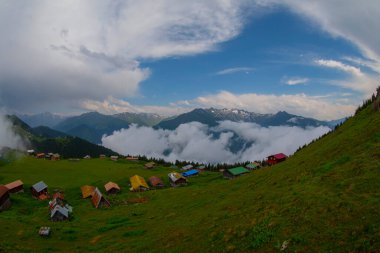 SAL PLATEAU, Rize 'nin Camlihemsin ilçesinde. Kackar Dağları bölgesi. Rize, Türkiye.
