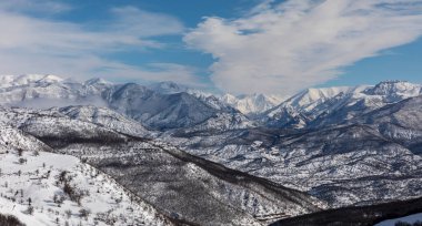Panoramic view of the Munzur Mountains Tunceli