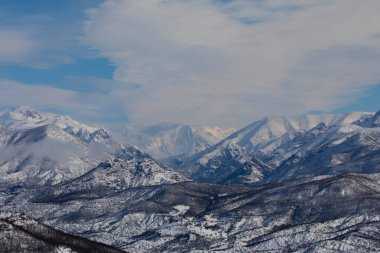 Panoramic view of the Munzur Mountains Tunceli