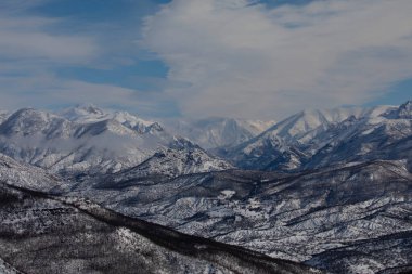 Panoramic view of the Munzur Mountains Tunceli