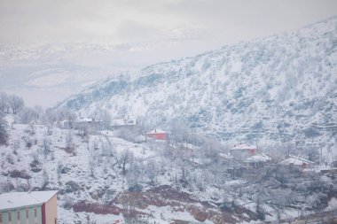 Tunceli city with munzur river