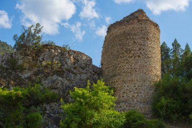 Goksu ancient tower built in the Seljuk period,Osmaneli,Bilecik