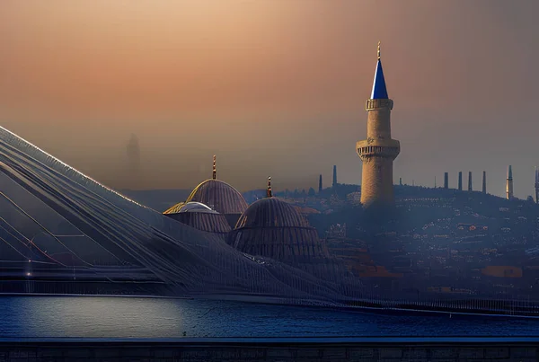 Πύργος Γαλατά Στην Κωνσταντινούπολη Τουρκία — Φωτογραφία Αρχείου