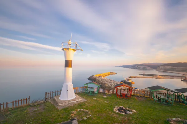 Lighthouse Coast Kiyikoy Krklareli Turkey — Fotografia de Stock