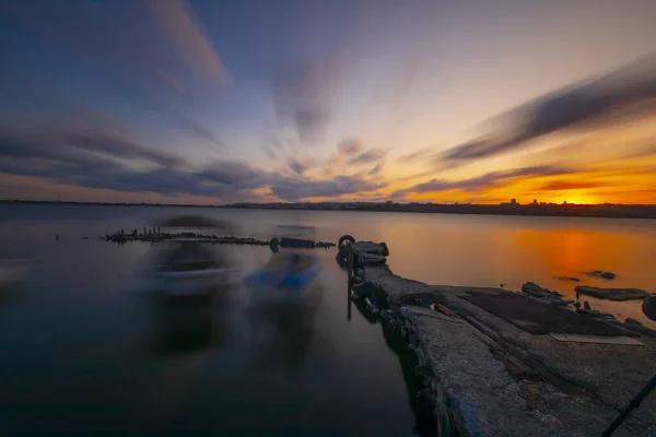 크세크스 호수에 나리야 해변에서 구경하라 추체스 Lake Kucukcekmece 북서부 이스탄불 — 스톡 사진
