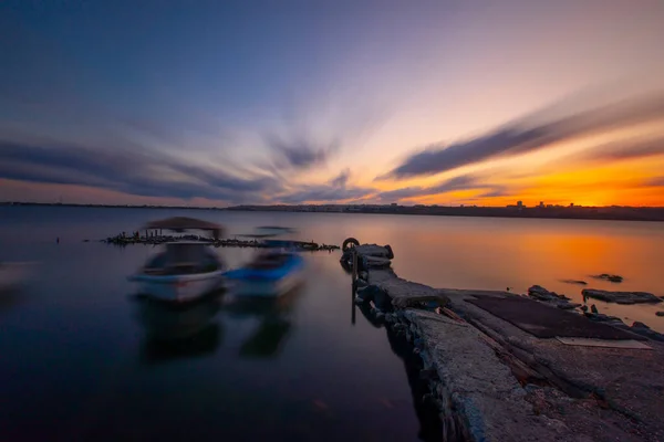 크세크스 호수에 나리야 해변에서 구경하라 추체스 Lake Kucukcekmece 북서부 이스탄불 — 스톡 사진