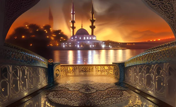 Bosphorus Híd Ortakoy Mecset — Stock Fotó