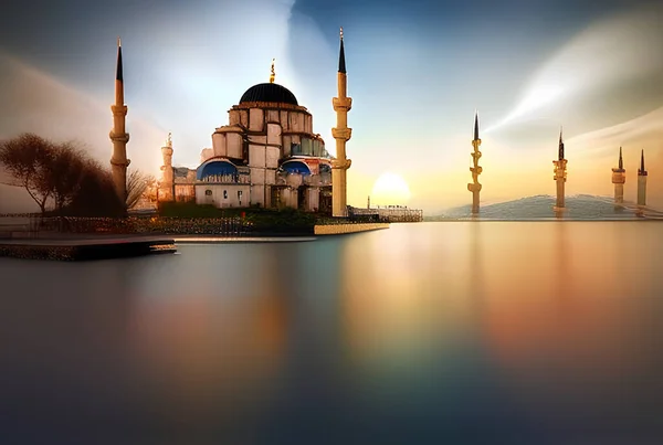 Мост Босфор Ортакойская Мечеть — стоковое фото