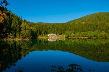 Savsat Karagol Gölü 'ndeki Sonbahar Yansımaları, Savsat Artvin, Türkiye