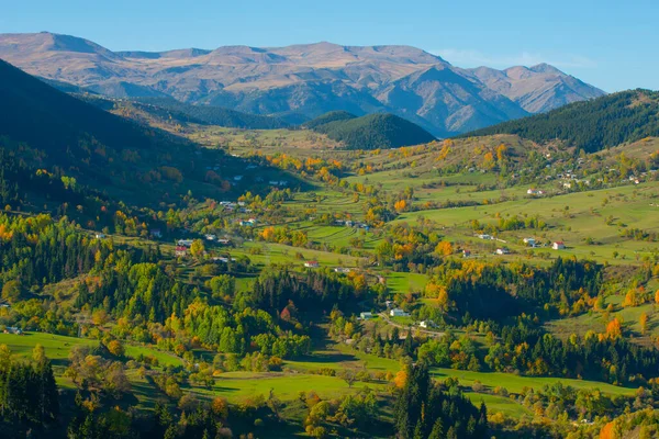 Chalets Plateau Duzce Autumn — Stock Photo, Image