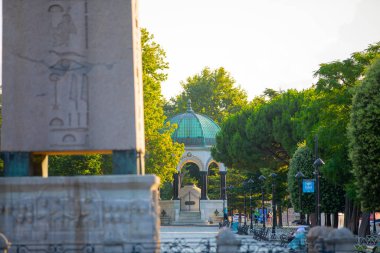 Theodosius 'un Obelisk' i İstanbul 'un Sultanahmet Meydanı' nda, Türkiye