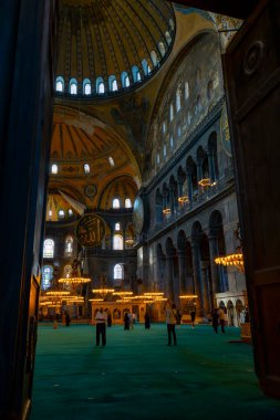 Sultanahmet 'teki Ayasofya Camii. Ayasofya 537 yılında inşa edildi..