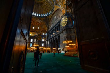 Sultanahmet 'teki Ayasofya Camii. Ayasofya 537 yılında inşa edildi..
