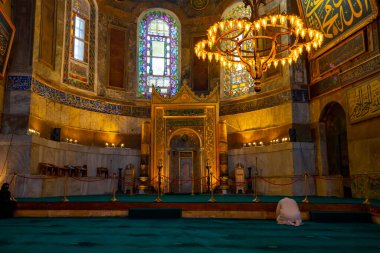 Sultanahmet 'teki Ayasofya Camii. Ayasofya 537 yılında inşa edildi..