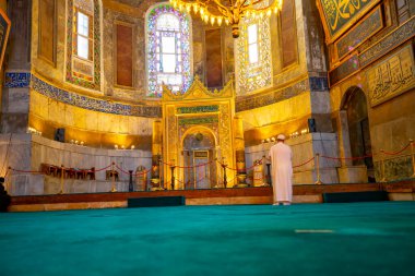 Sultanahmet 'teki Ayasofya Camii. Ayasofya 537 yılında inşa edildi..