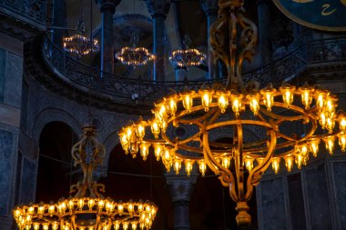 Sultanahmet 'teki Ayasofya Camii. Ayasofya 537 yılında inşa edildi..