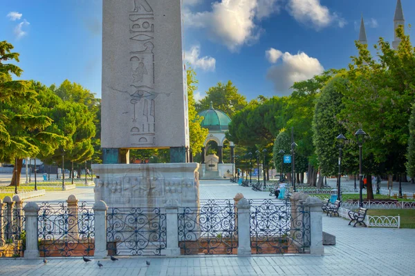Obelisk Van Theodosius Het Sultanahmet Plein Istanbul Turkije — Stockfoto