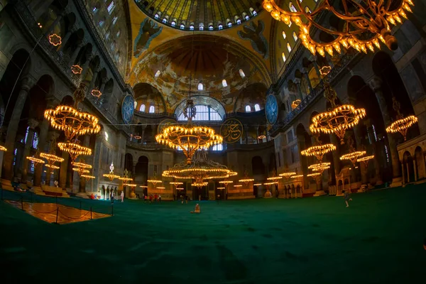 stock image Hagia Sophia Mosque in Sultanahmet. Hagia Sophia was built in 537.