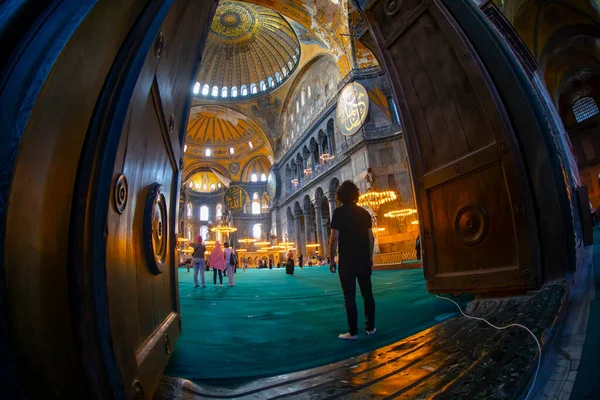 Hagia Sophia Mecset Sultanahmet Ben Hagia Sophia 537 Ben Épült — Stock Fotó