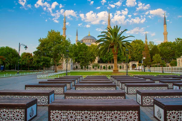 Sultanahmet Mosque Blue Mosque Evening Istanbul Turkey — Stock Photo, Image