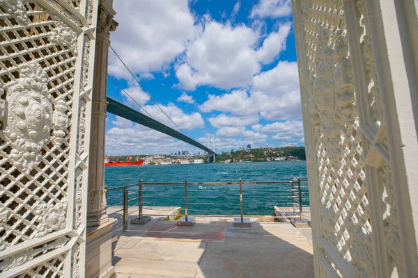 Beylerbeyi Palace Ufer Des Bosporus Istanbul Türkei — Stockfoto