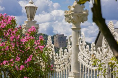 İstanbul Türkiye 'deki Rumeli Kalesi 