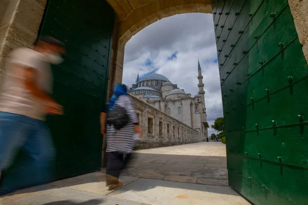 Turkije Istanbul Bosporus Aziatisch Istanbul Van Suleymaniye Moskee — Stockfoto