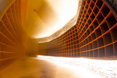 Ünlü Sancaklar Camii Camii 'nin iç manzarası.,