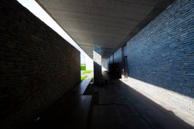 Ünlü Sancaklar Camii Camii 'nin iç manzarası.,