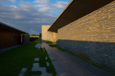 Ünlü Sancaklar Camii Camii 'nin iç manzarası.,