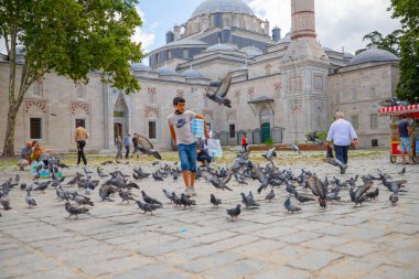 Beyazit Mosque - 16th century Ottoman imperial mosque as seen from the Beyazt Square (Freedom Square).