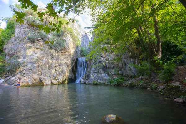 Cachoeira Yarhisar Localizado Bursa Turquia Uma Região Turismo Importante — Fotografia de Stock