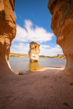 Phrygian Valley 'den Emre baraj gölü, hsaniye, Türkiye