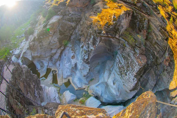 Каньон Тасяран Который Привлекает Внимание Своими Скальными Формами Похожими Каньон — стоковое фото