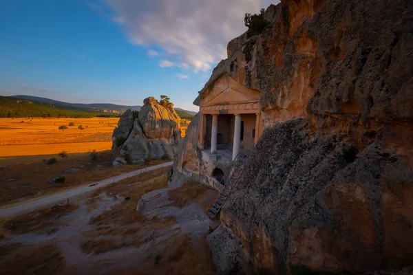 Phrygian Valley Gerdekkaya Rock Mausoleum — Stockfoto