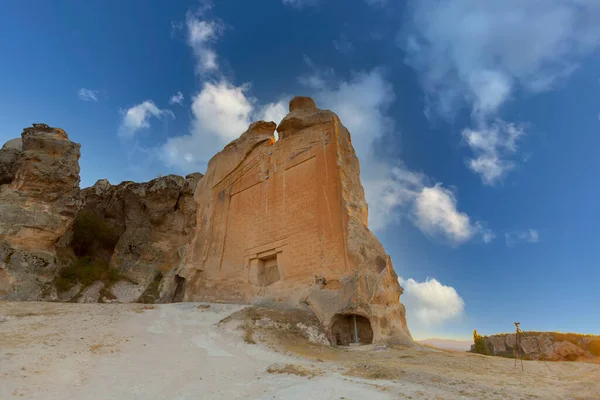 Midas Monument Även Känt Som Yazlkaya Det Ligger Den Antika — Stockfoto