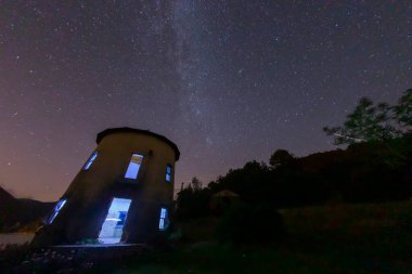 Stars Exposure Cubuk Lake, Goynuk, Bolu, Turkey