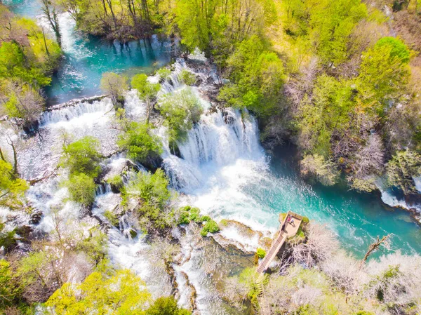 Martin Brod Bih Prachtige Watervallen — Stockfoto