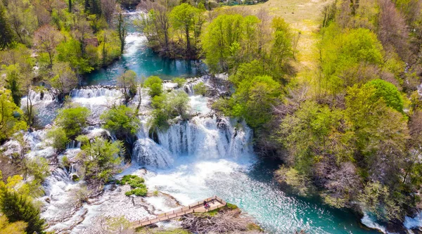 Martin Brod Bih Beautiful Waterfalls — Stock Photo, Image