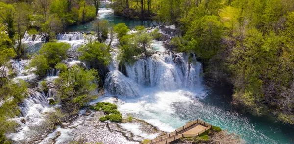Martin Brod Bih Beautiful Waterfalls — Stock Photo, Image