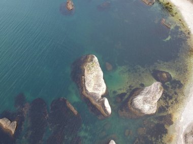 Mükemmel görüntüler. Körfezin insansız hava aracı fotoğrafları. Kilimli koyu agva sile istanbul